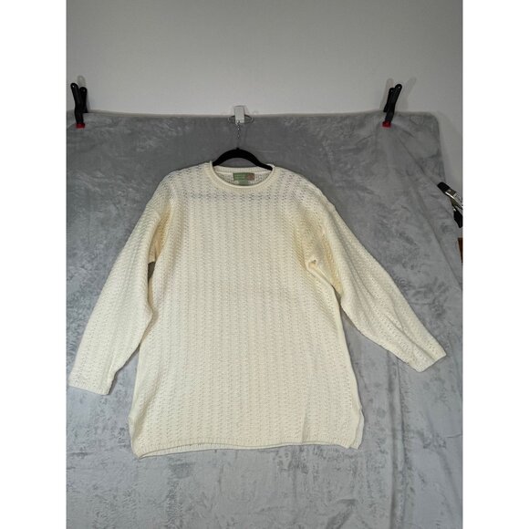 American Weekend womens Medium Vintage sweater office white - Picture 11 of 16